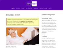 Tablet Screenshot of hotelintermezzo.de